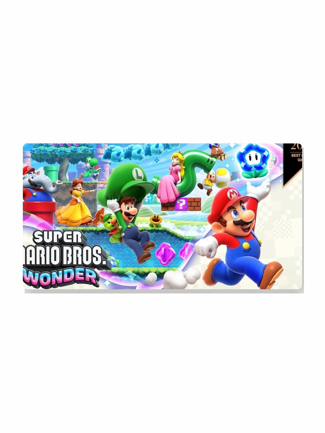Игра Super Mario Bros. Wonder для Nintendo Switch, английская версия, картридж (Game Card), 3+