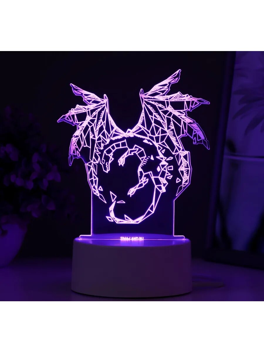 Светильник Дракон LED RGB от сети