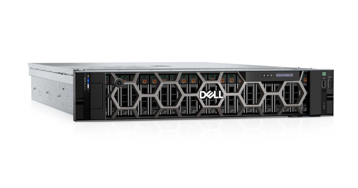 Новый сервер DELL PowerEdge R7615 16SFF, DDR5 DIMM 12 слотов, AMD EPYC 4-го поколения серии 9004