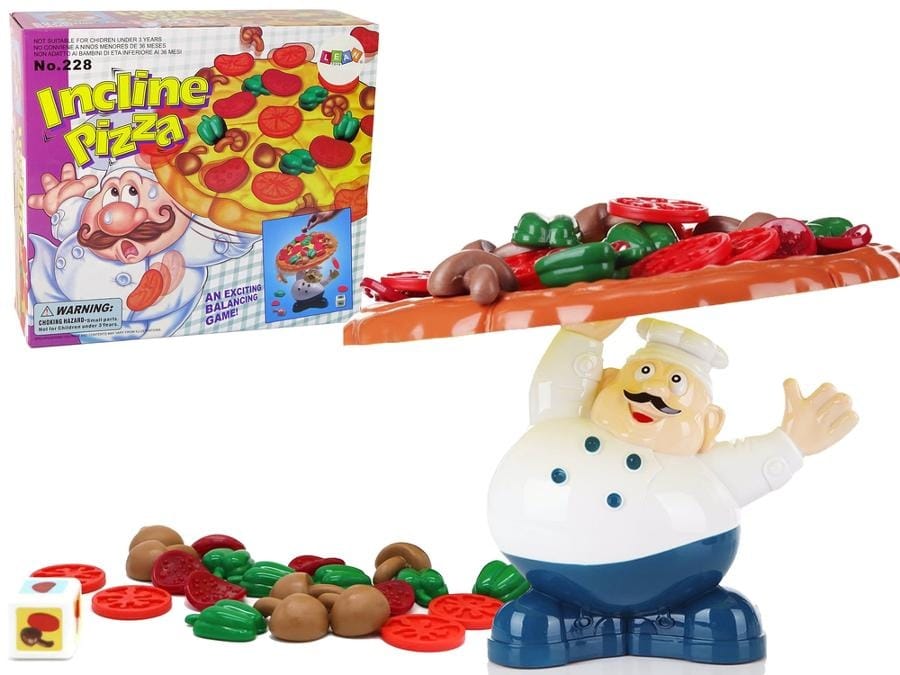 Головоломка Lean Toys "Приготовь пиццу", игра на ловкость для детей