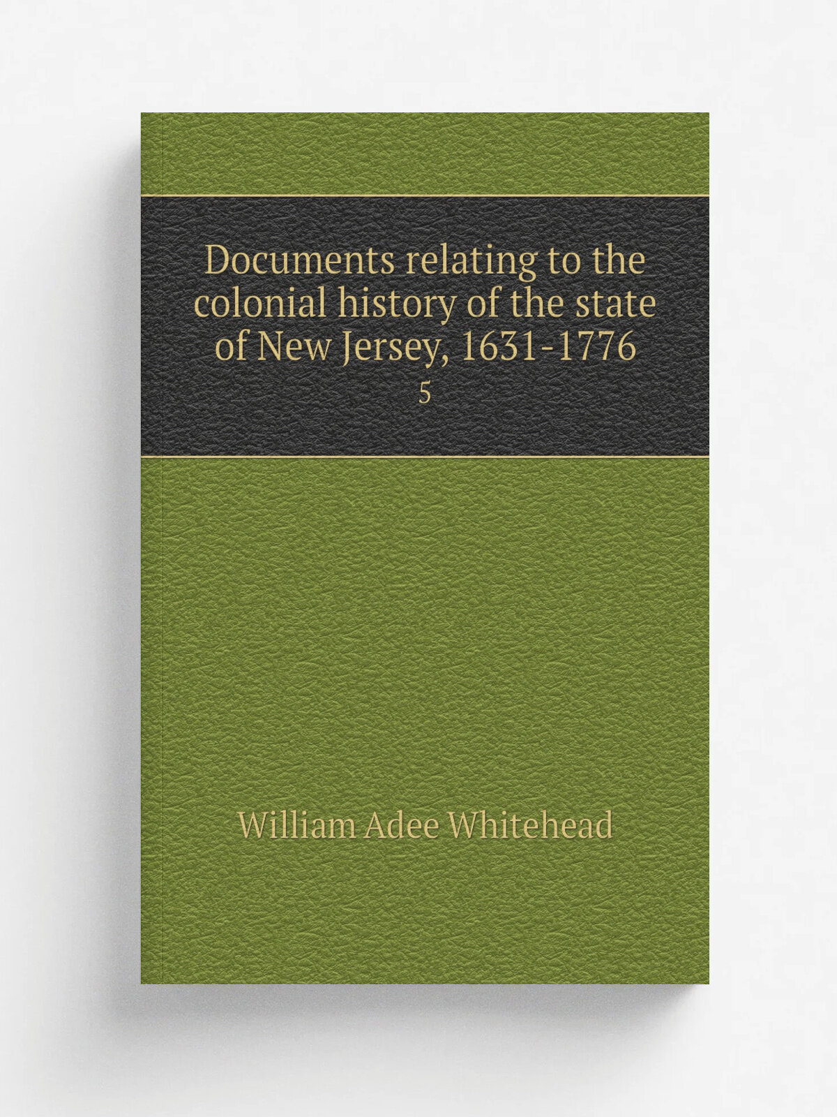Documents relating to the colonial history of the state of New Jersey, 1631-1776. 5 | William Adee Whitehead | 1880 | Newark, N.J, Printed at the Da…