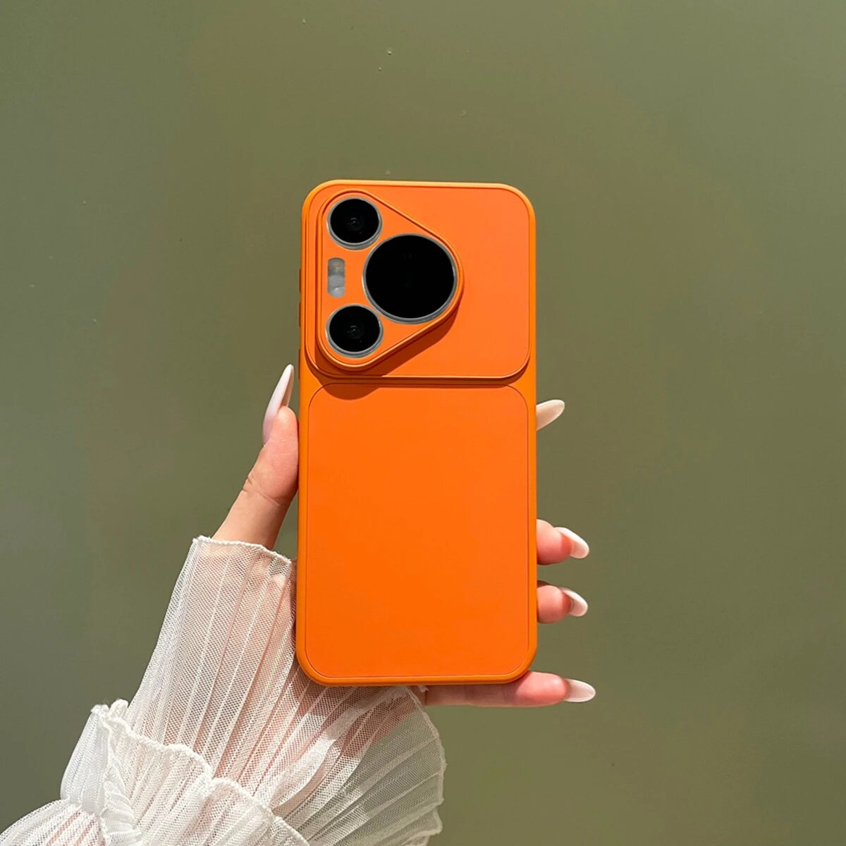 Оранжевый чехол для Huawei Pura 90 Pro Max