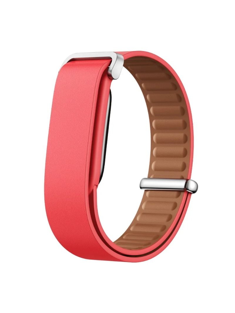 Кожаный ремешок браслет для умного трекера Google Fitbit Air, магнитная регулируемая застежка