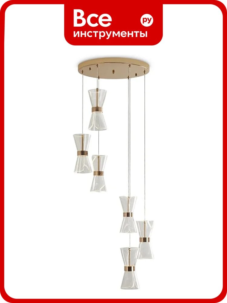 Подвесной светильник Freya Dress LED 40W Золото FR5438PL-L37G