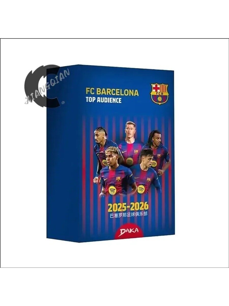 Футбольные карточки DAKA 25-26 (Барселона, Futbol Club Barcelona), коллекционные, TOP AUDIENCE