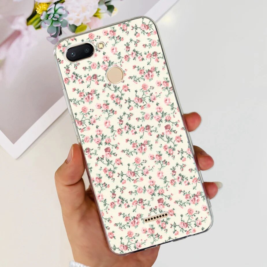Чехол для Xiaomi Redmi 6A, силикон, цвет 640