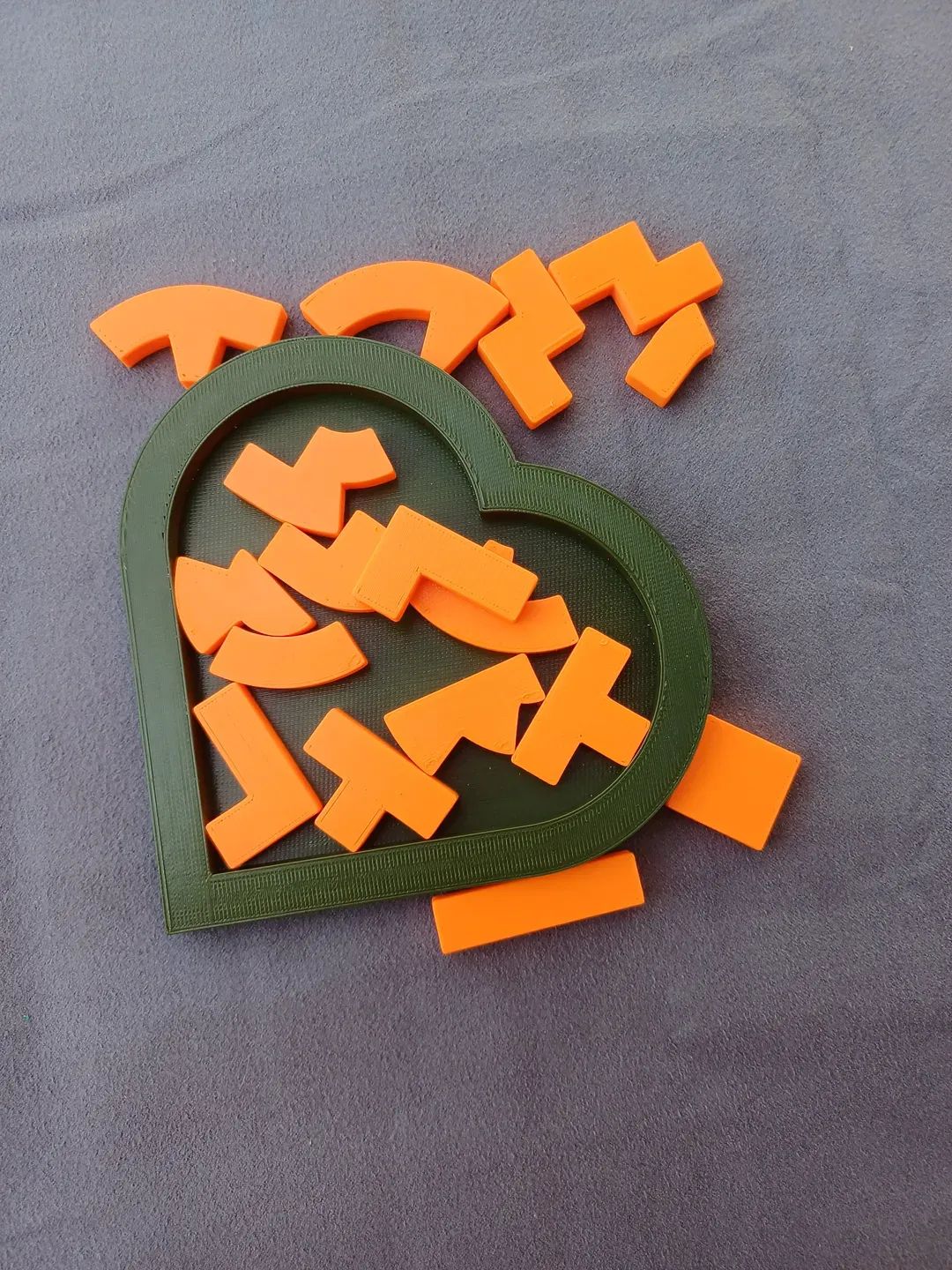 3D-пазл сборный в форме сердца, PLA, 3D-печать, арт. PZ-PUZ-MW-75963