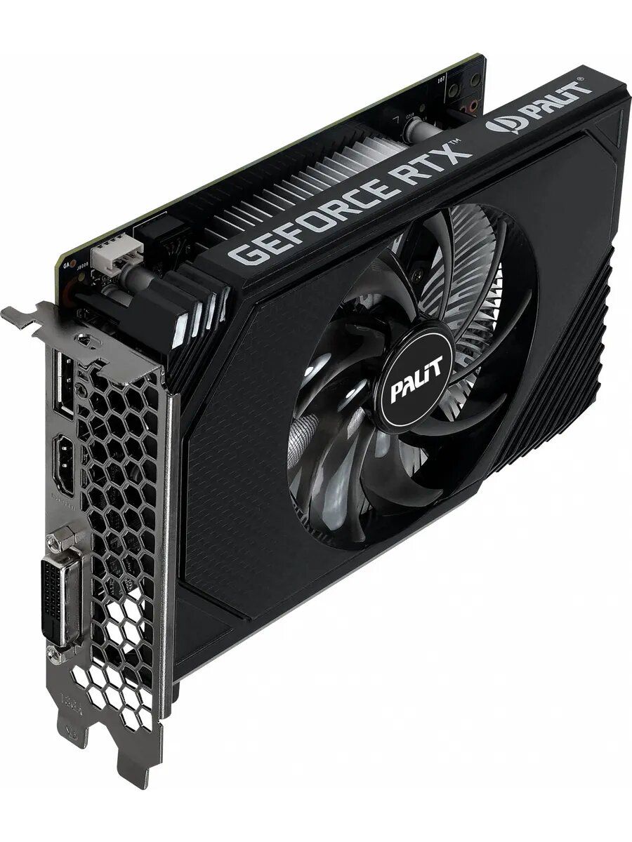 Видеокарта Palit PCI-E 4.0 RTX3050 STORMX NE63050S18JE-1070F