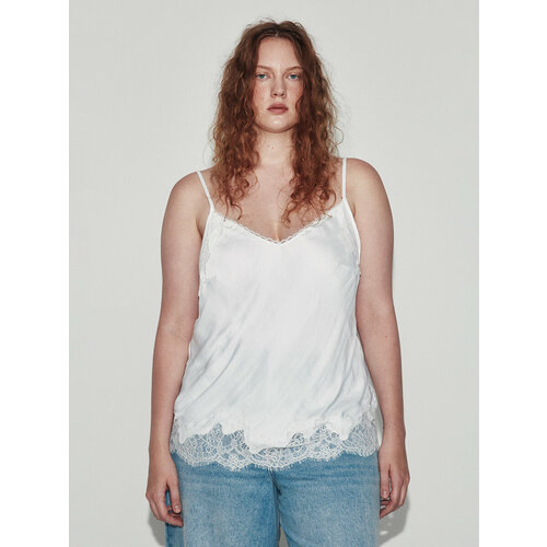 фото Топ befree plus size, размер 3xl, молочный