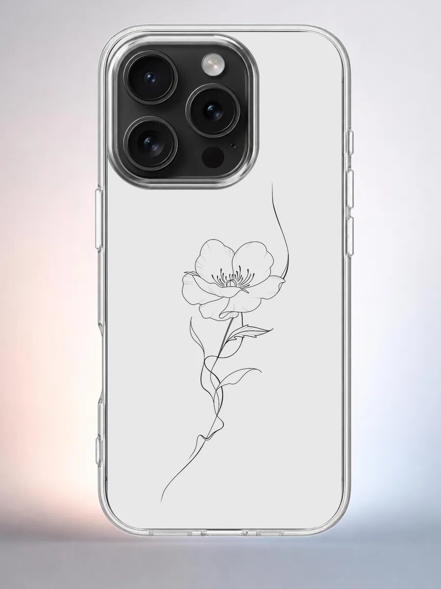 Чехол iPhone 15 Pro мак тонкий силиконовый