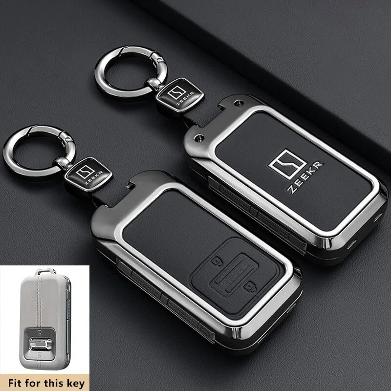 Чехол Для Ключей Zeekr 8X 2026 И 9X 2025 Из Цинкового Сплава, Защитный Style 2-Black-1PC