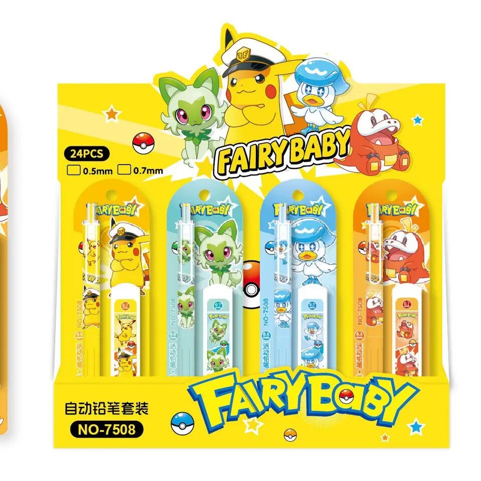 Механические карандаши Pokemon 0,5 мм Bandai 2pcs random