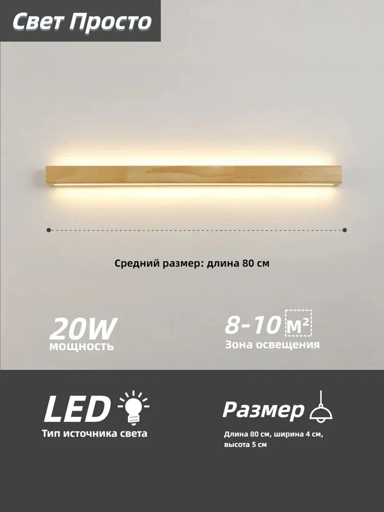 Настенный светильник, LED, 20 Вт