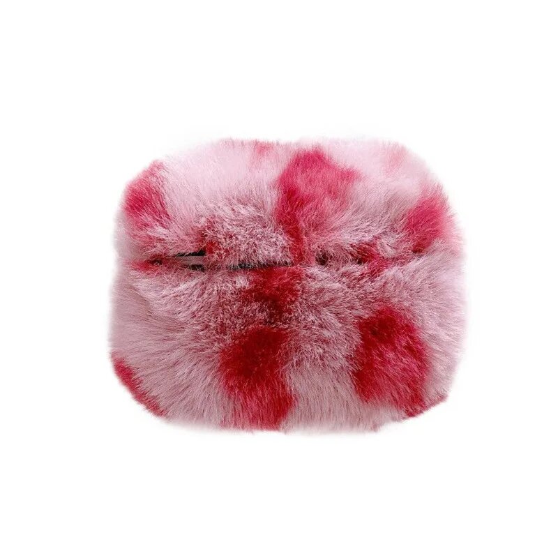 Пушистый чехол для AirPods Pro 2 Rose Red