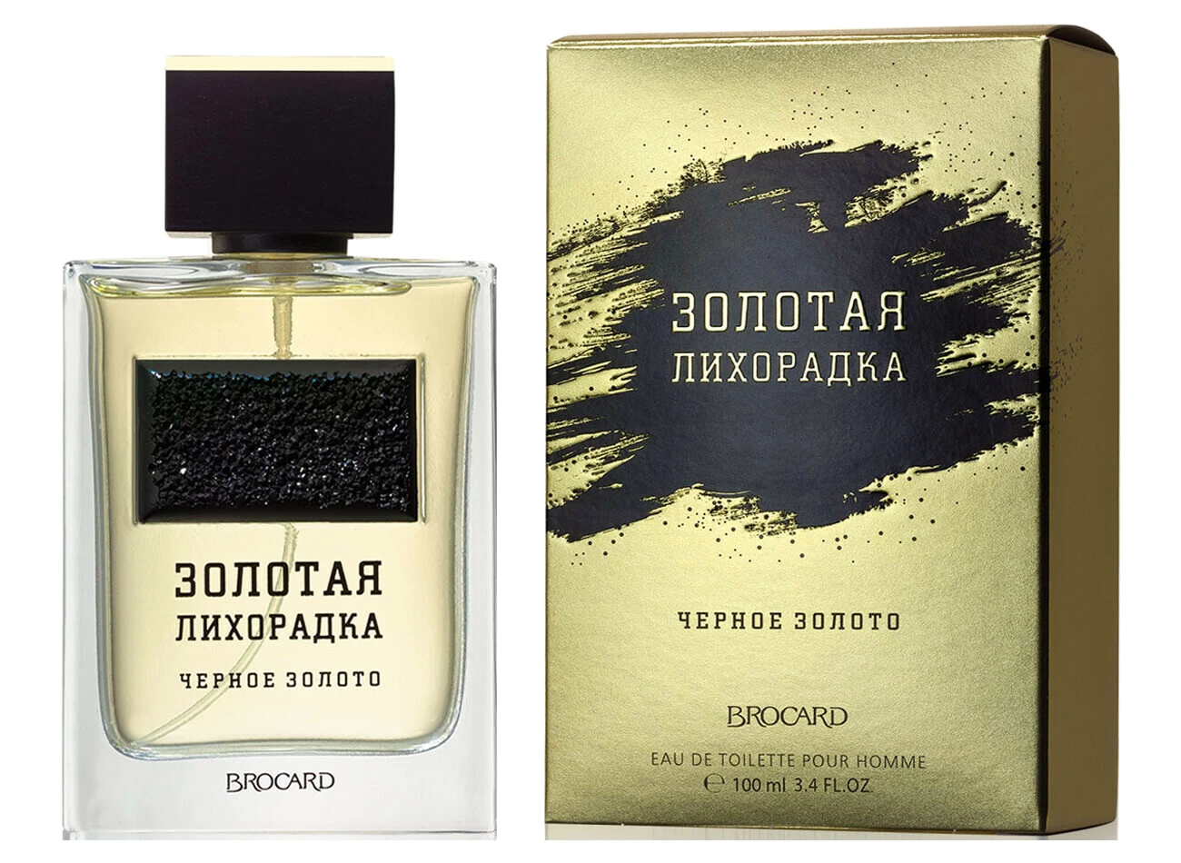 Мужская туалетная вода Brocard Black Gold 100 мл - Брокард Золотая Лихорадка Черное Золото