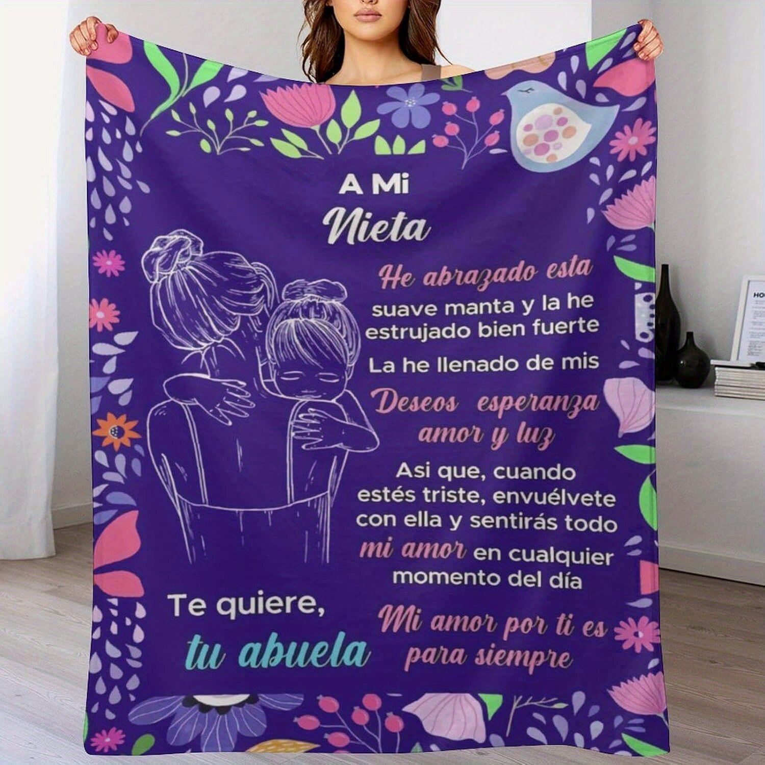 Мягкое флисовое одеяло, 75×100 см, для дивана, просмотра телевизора, подарок на день рождения или юбилей