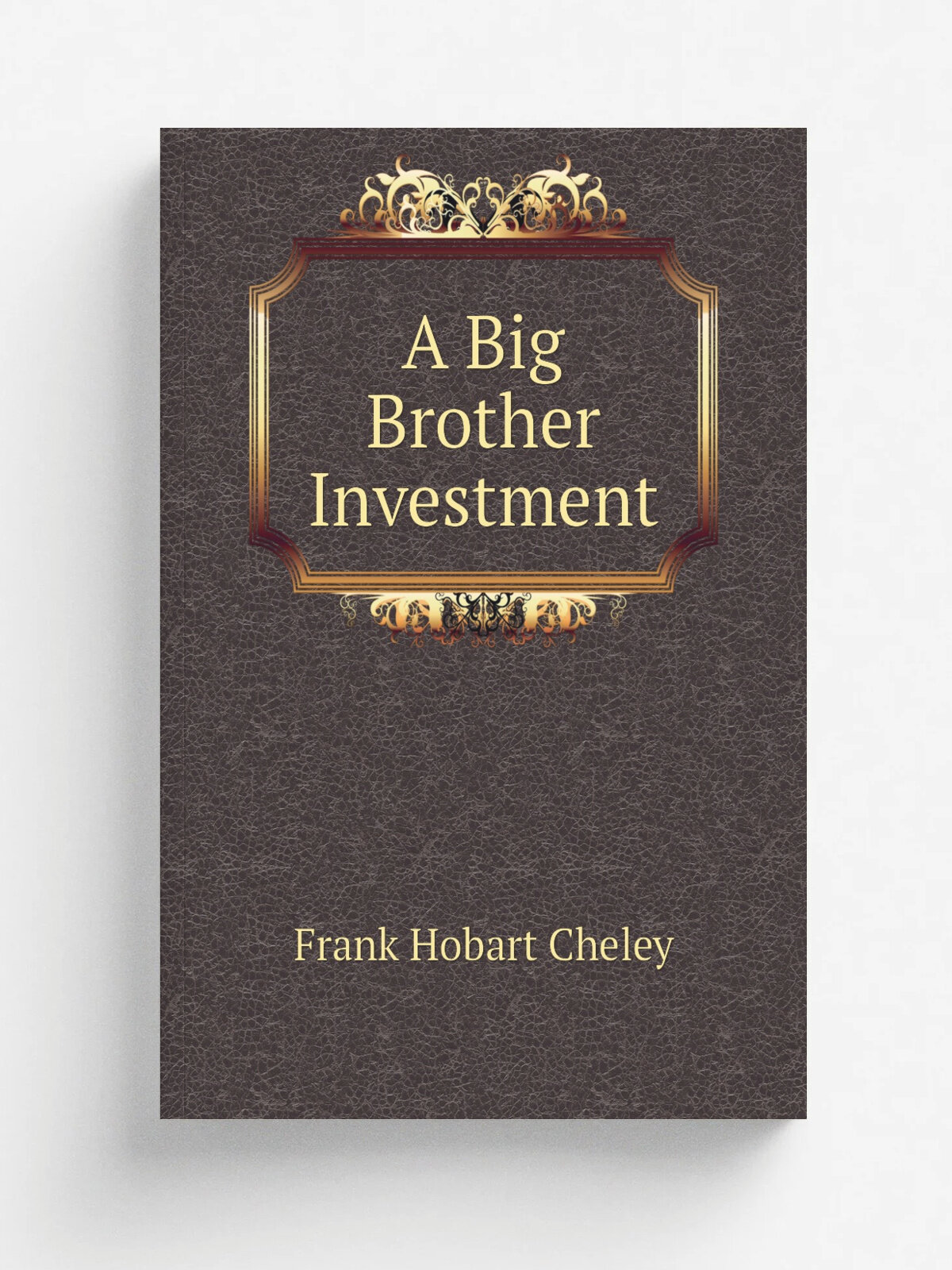 A Big Brother Investment | Frank Hobart Cheley | Репринт