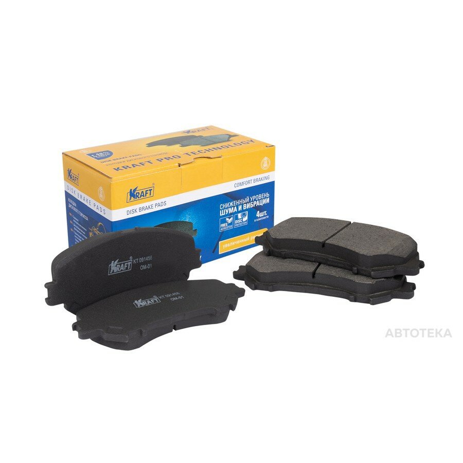 Колодки тормозные NISSAN QASHQAI 14- перед. KRAFT KT091456