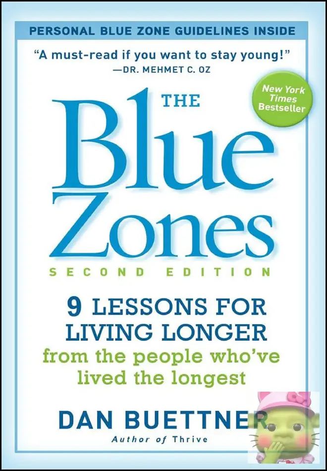 The Blue Zones Second Edition by Dan Buettner, Longevity Health Lifestyle Nonfiction, Paperback