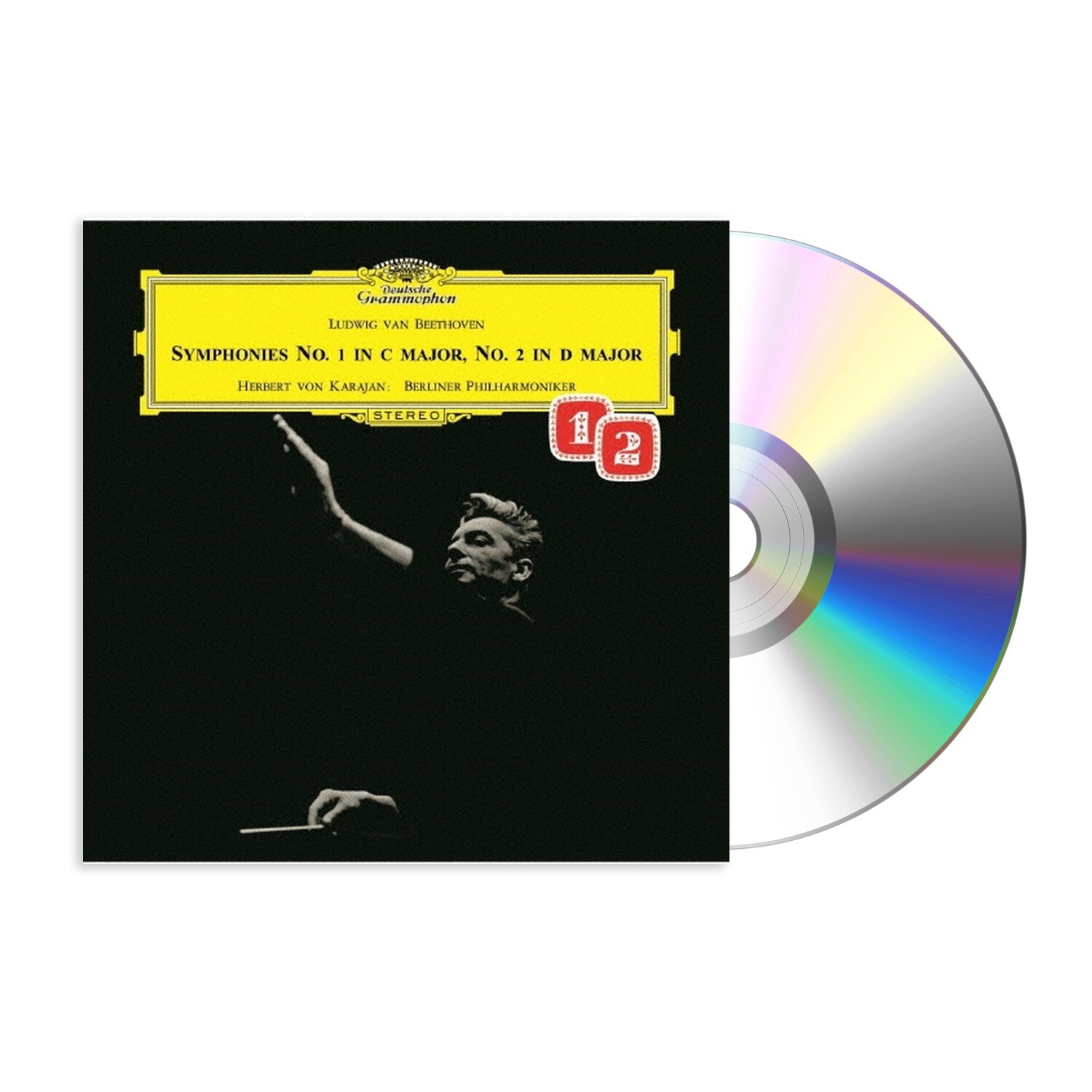 Музыка CD Ludwig van Beethoven - Symphonies No. 1 In C Major, No. 2 In D Major CD, MQA-CD, UHQCD, Ori*inal