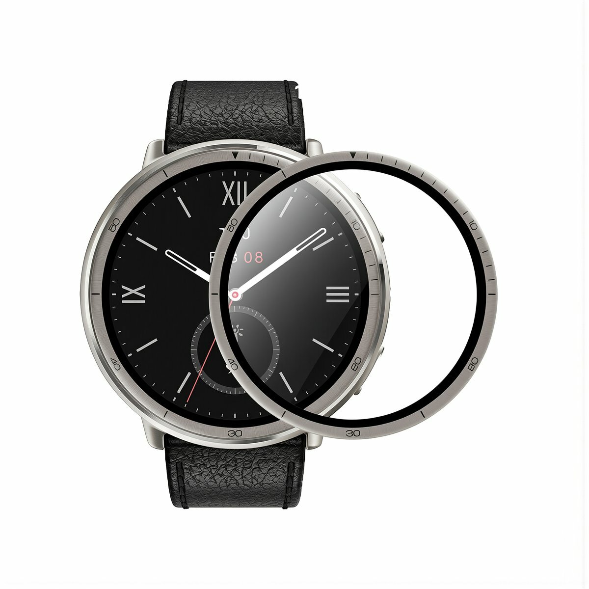 Повседневная надежная защита экрана умных часов Amazfit Active 2, мягкая композитная 3D изогнутая пленка без белых краев, Составная 3D изогнутая мягкая пленка, цвет, без упаковки