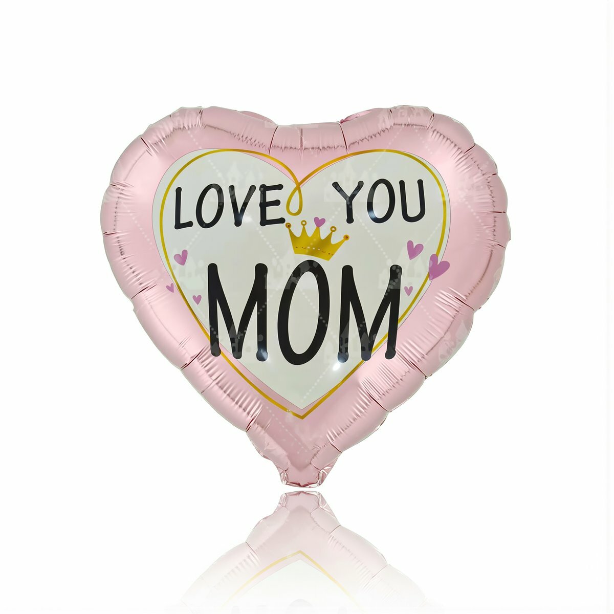 Воздушный шарик на День Матери сердце 18 дюймов надпись LOVE YOU MOM алюминиевый для украшения домашнего праздника подарка маме, 18 дюймов, английская версия, форма сердца, День Матери