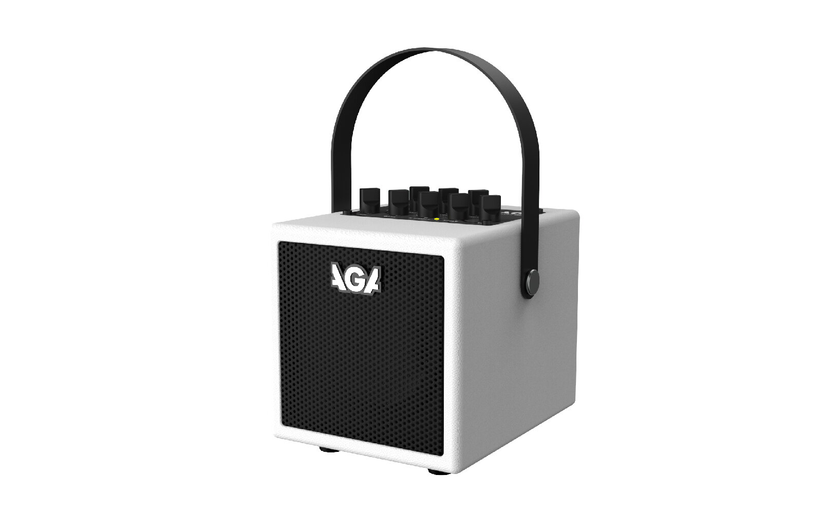 Bass-Mini-WH Комбоусилитель для бас-гитары, 30Вт, белый, AGA