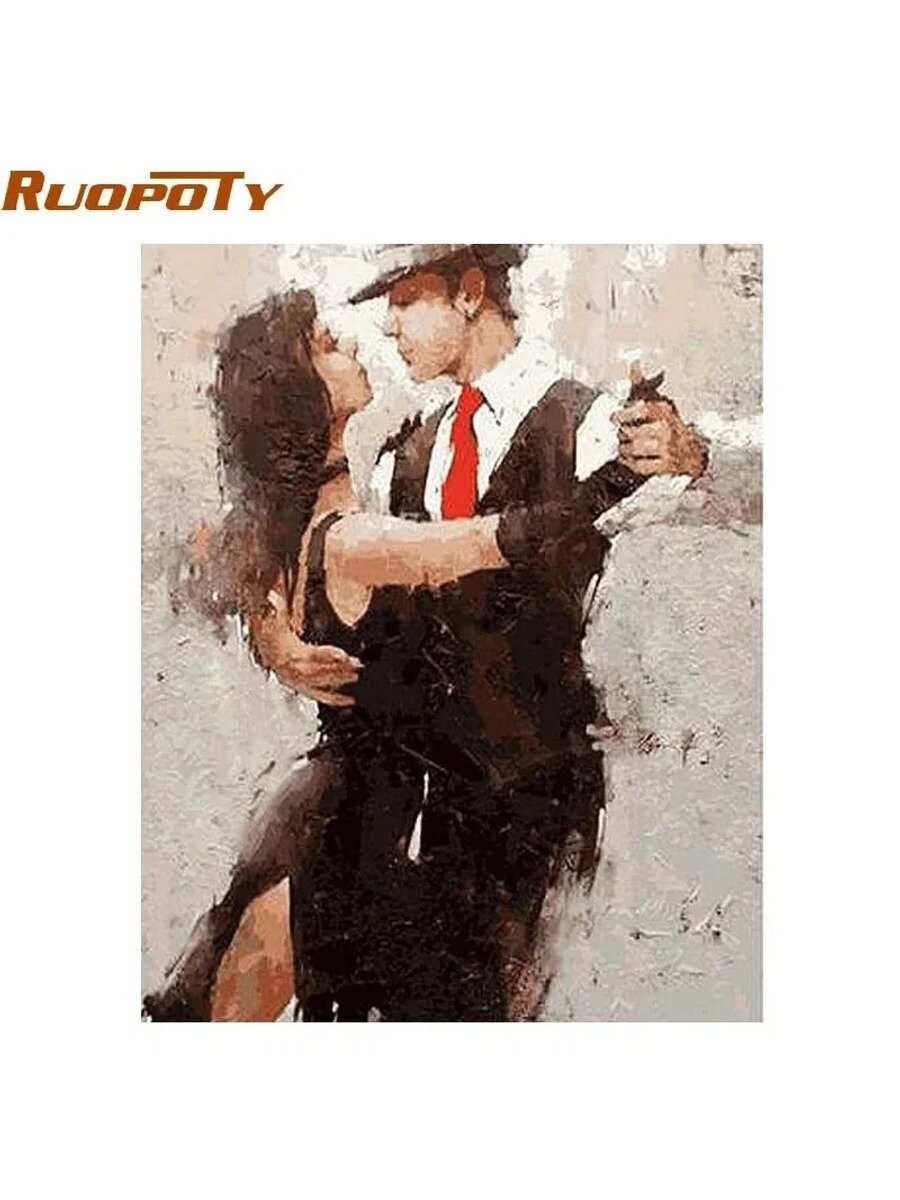 Know EasyxRUOPOTY Страстный Танго Картина по номерам стандартная классическая модель
