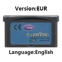Картридж для GBA Lion King Princess Lion King EUR