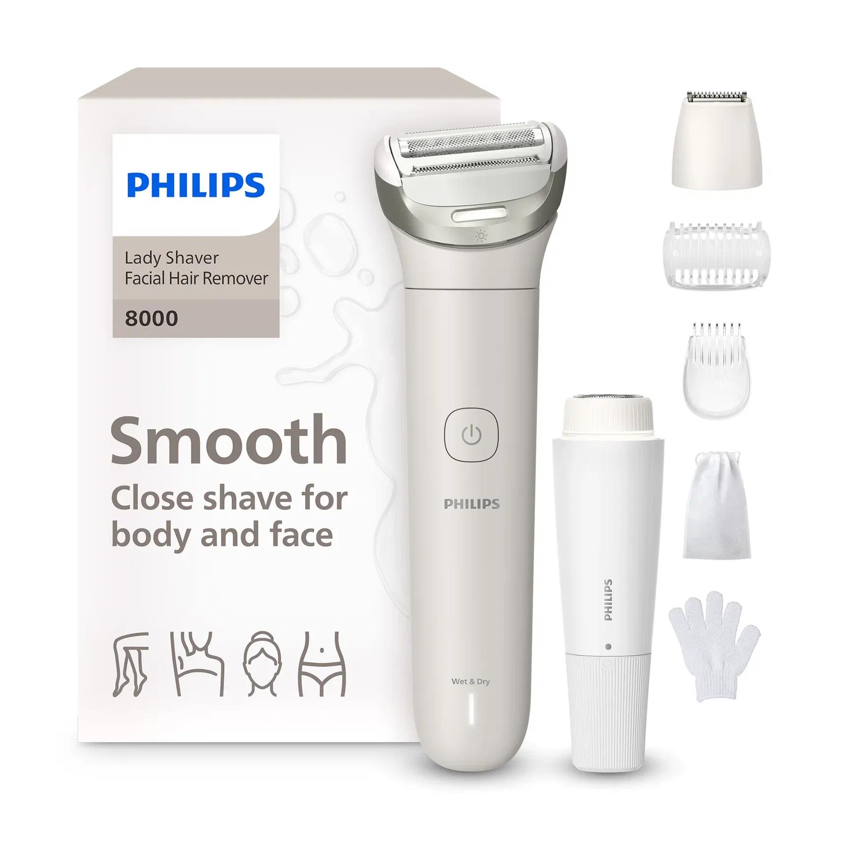 Электробритва Philips Lady Shaver Series 8000 BRL159/00 для женщин