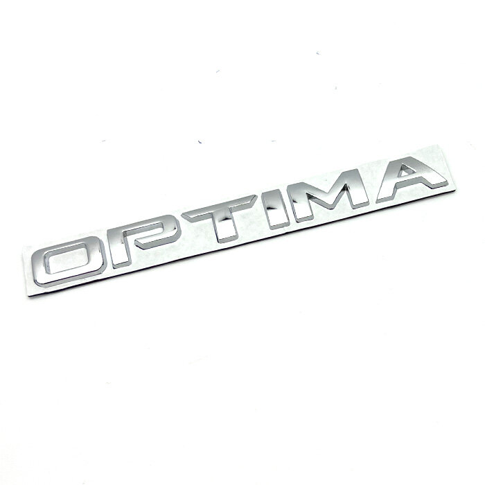 Надпись OPTIMA хром