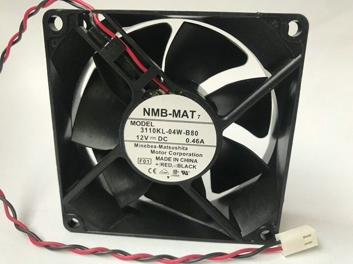 NMB 8025 3110KL-04W-B80 DC12V 0.46A Gale объемный вентиляторы -