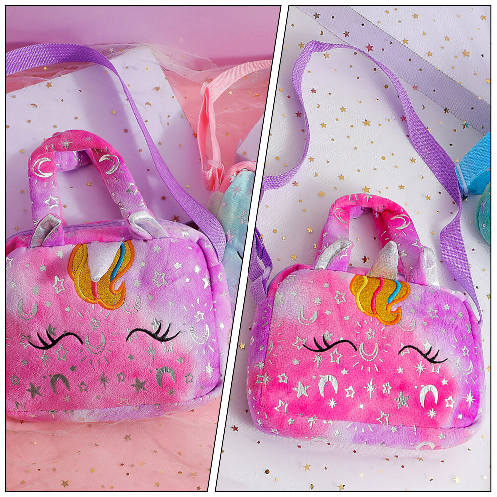 Милый Рюкзак С единорогом Для Девочек Переносной Плечевой Рюкзак 21X18CM