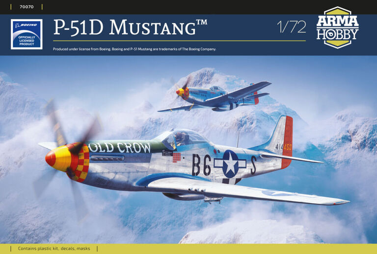 70070 Arma Hobby Самолет P-51D Mustang 1/72