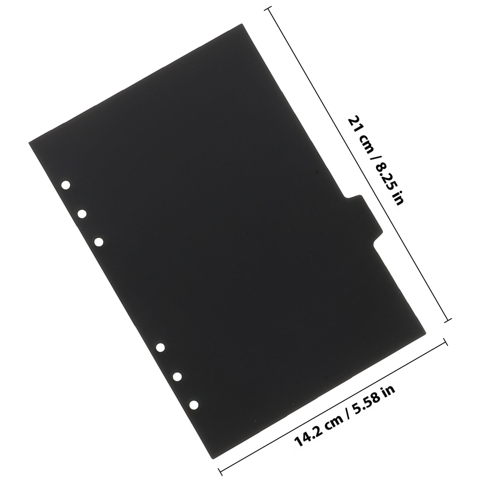 14 Шт Делители Для Блокнота Чёрного Цвета 21.00X14.20X0.01Cm