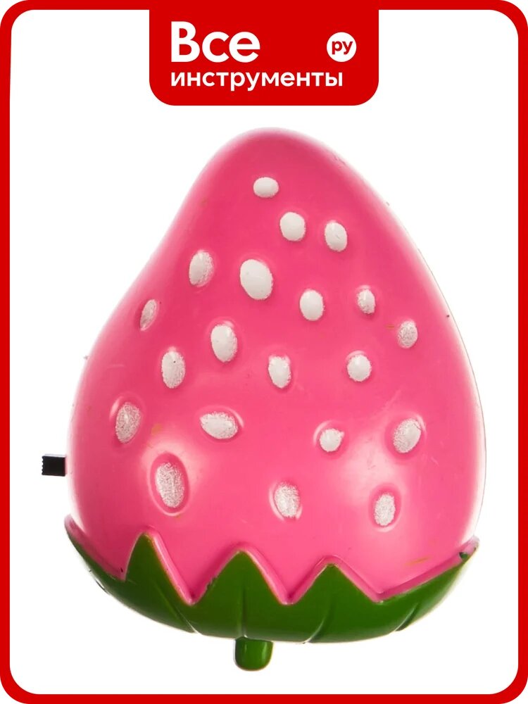 Ночник Camelion NL-180 Клубника LED 220V 12536