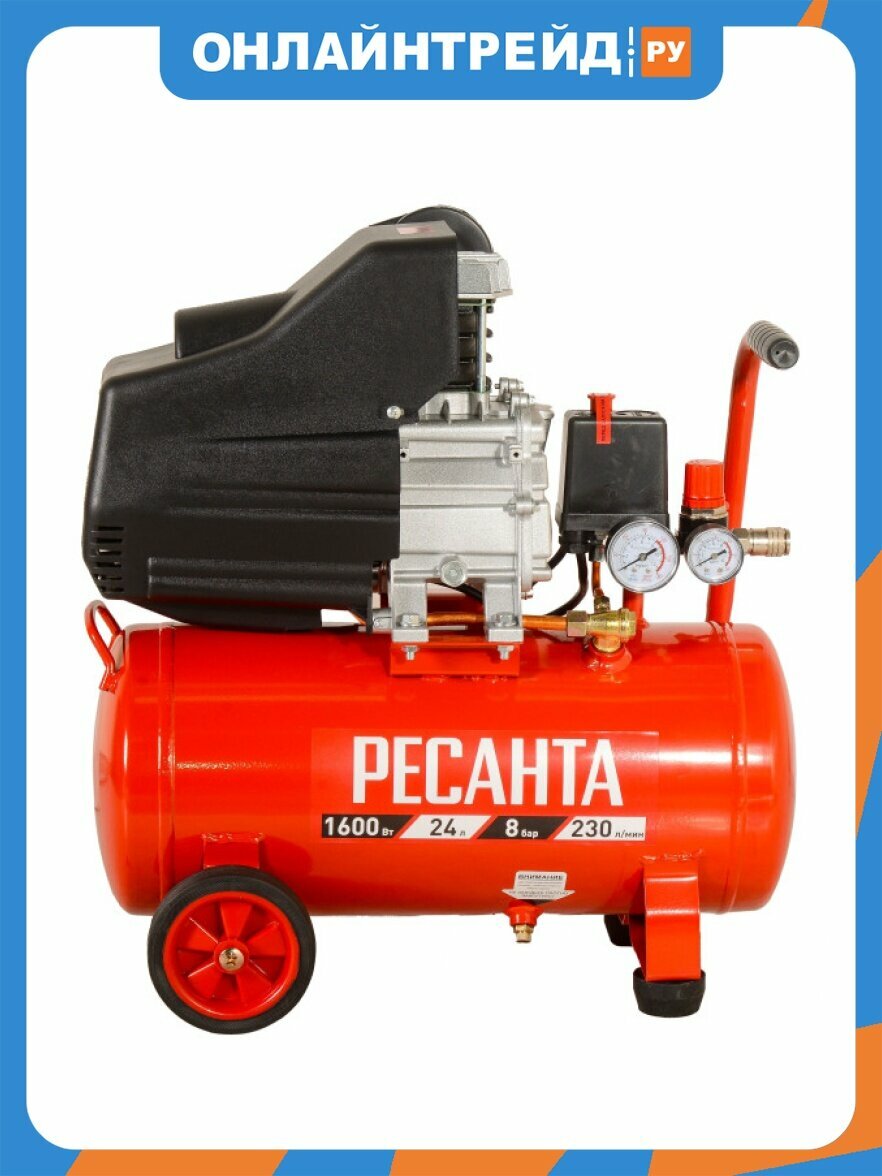 Компрессор Ресанта КП-24/230М, 74/7/1