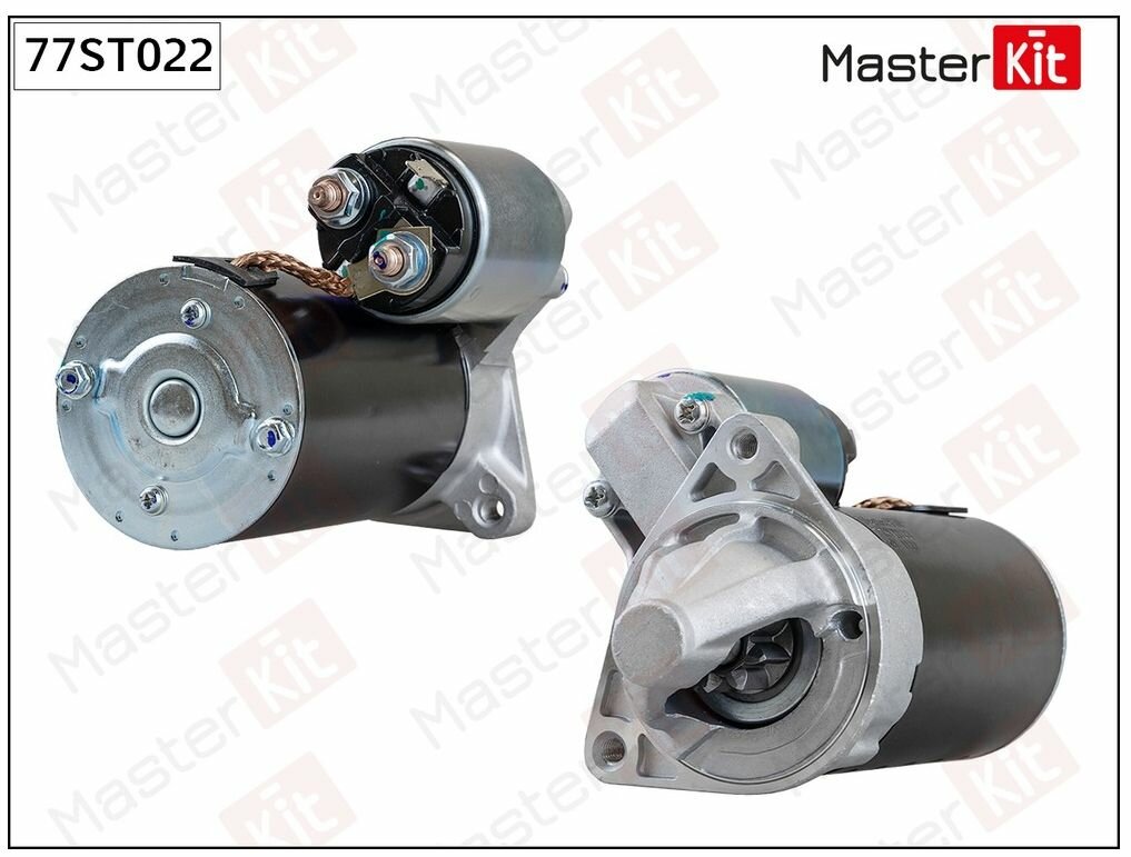 Стартер Hyundai GETZ 2002 - 2011, Kia Picanto 2004 - 0.8кВт, MasterKit 77ST022