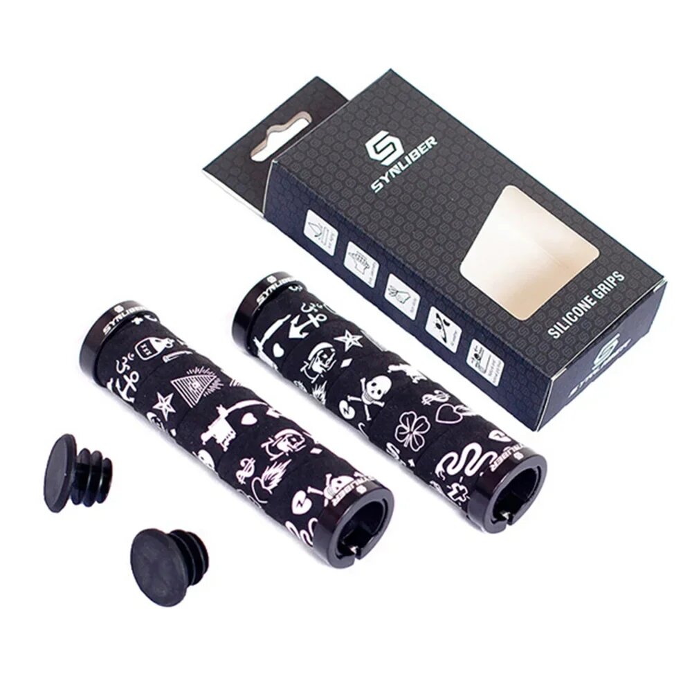 Велосипедные ручки Synlider Silicone Grips, черные