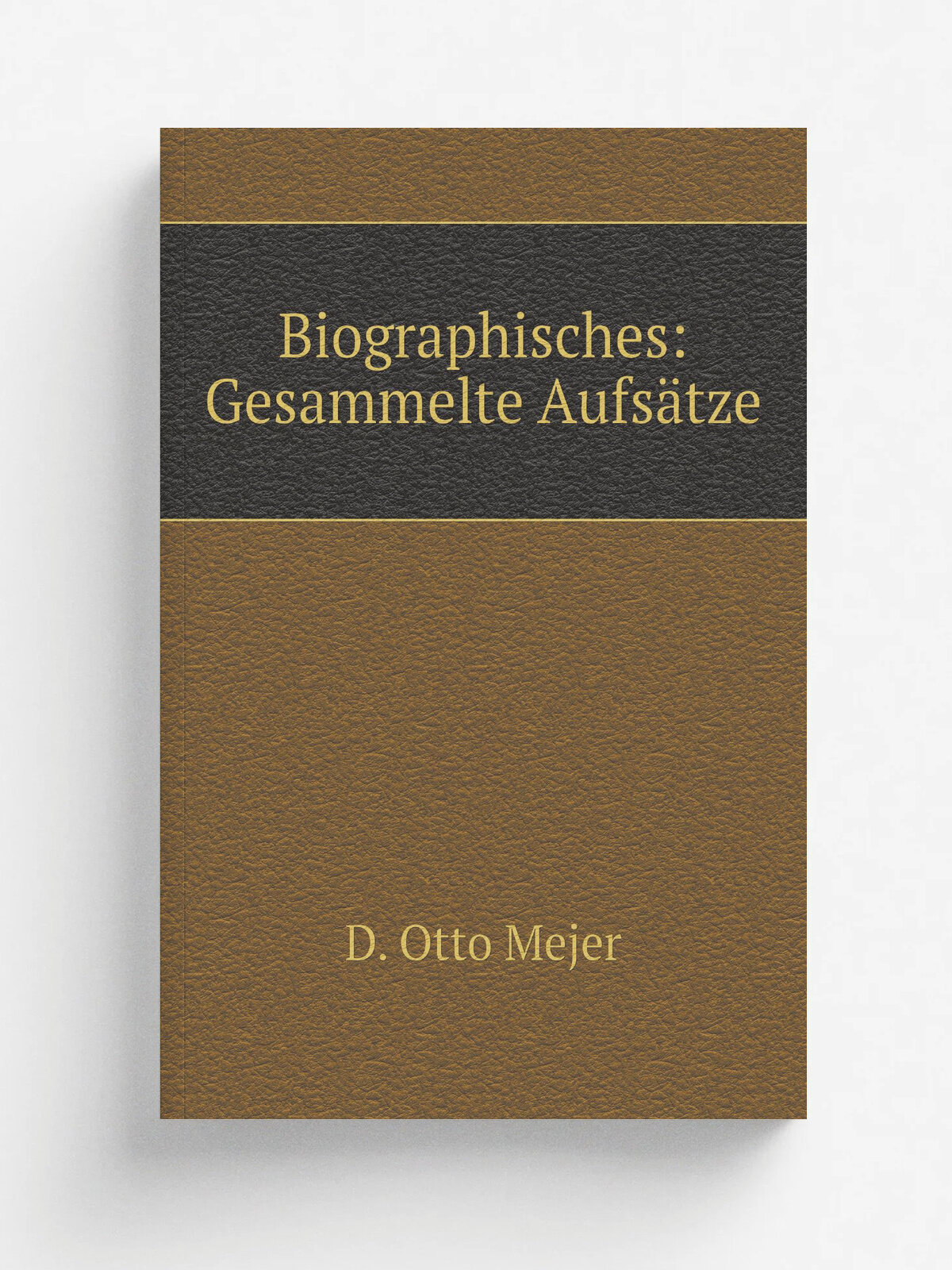 Biographisches: Gesammelte Aufs.tze