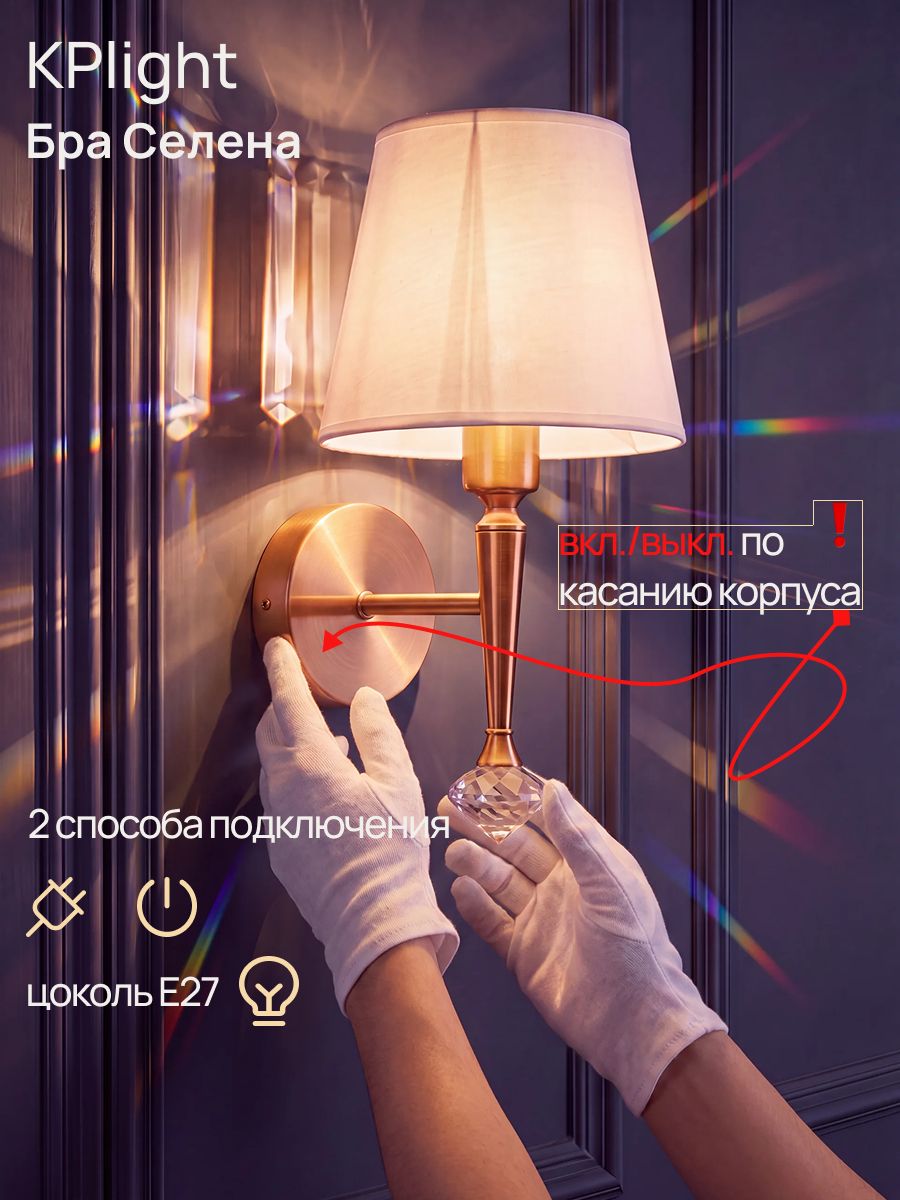 Светильник настенный, бра на стену