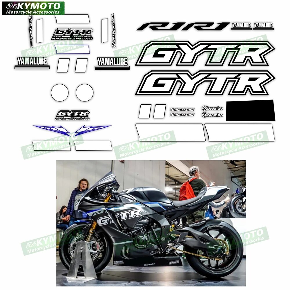 Наклейки GYTR Yamaha YZF-R1 R1-21-GYTR-01