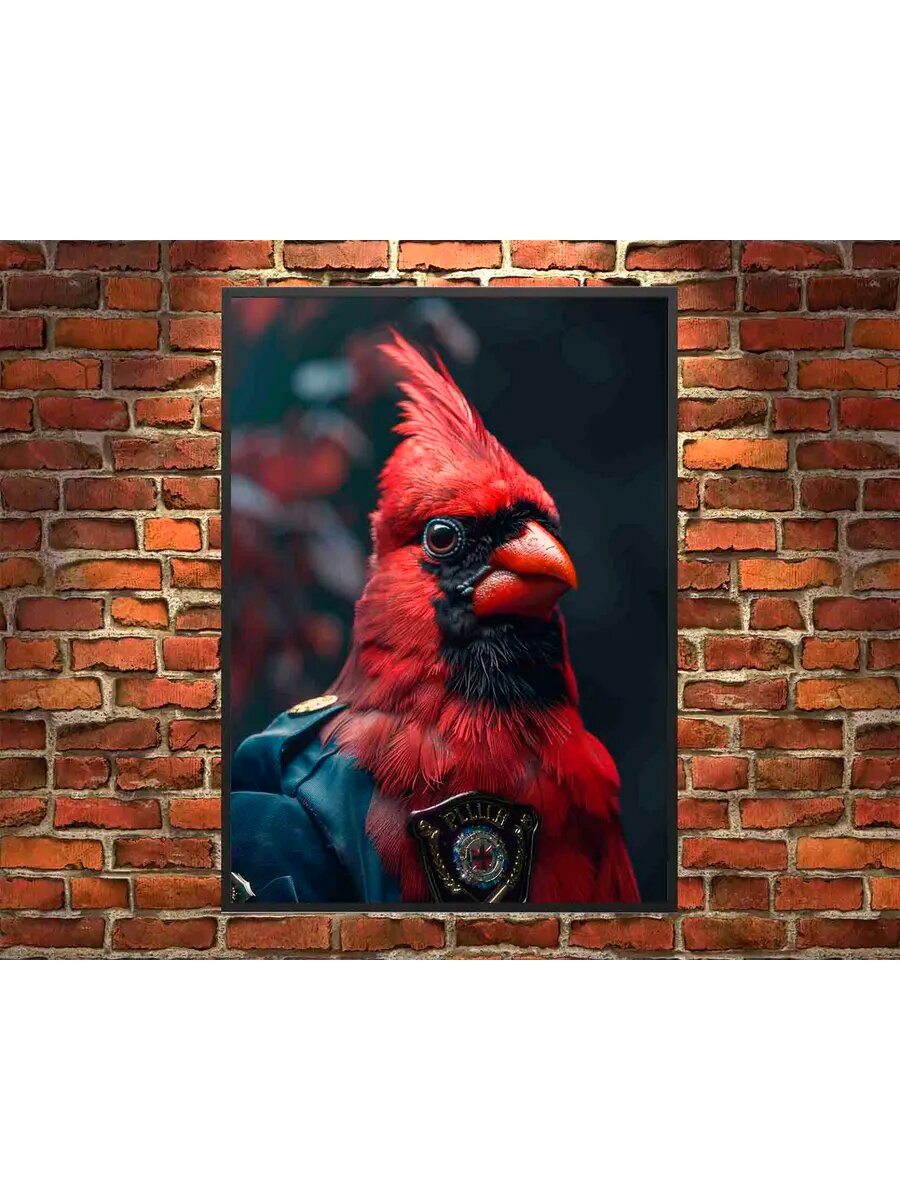 Кардинал Берд-полицейский 2, Плакат 30x42см