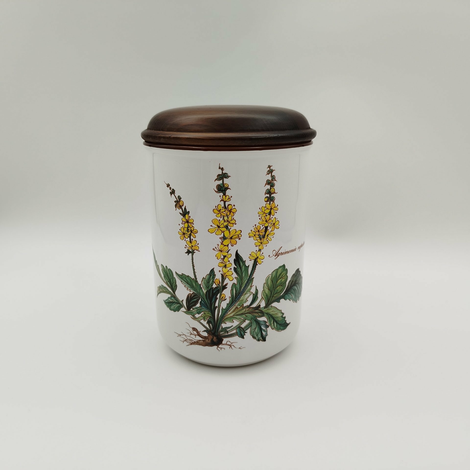 Банка "Agrimonia eupatoria" ("Репешок обыкновенный") для сыпучих продуктов (для чая, специй)