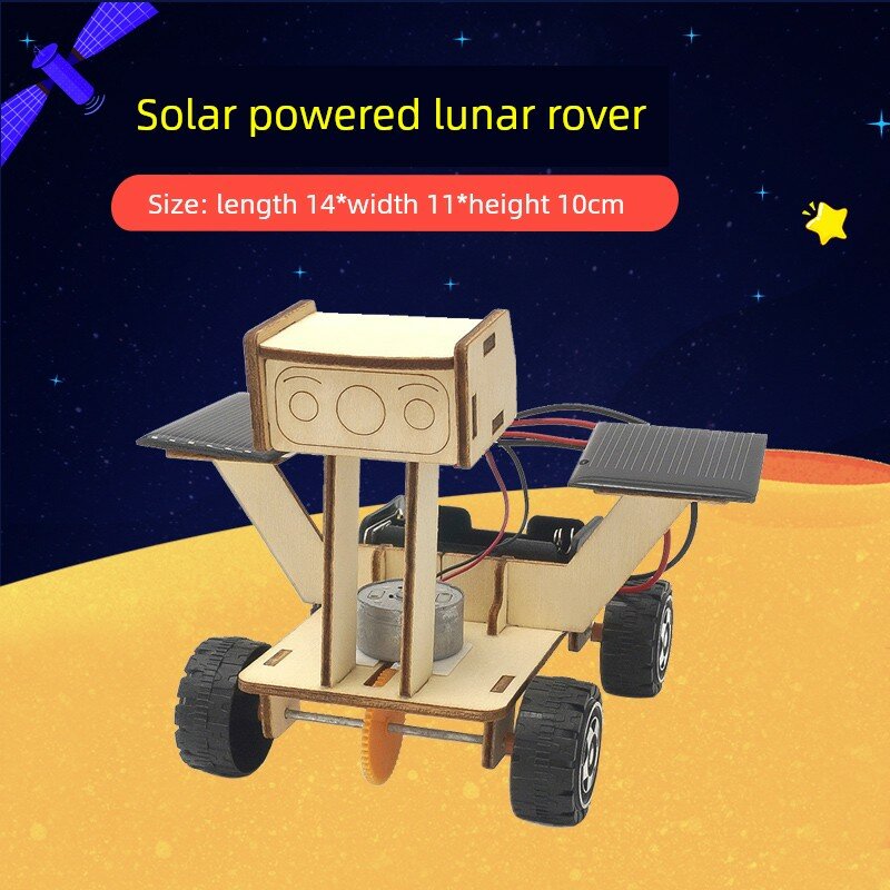 Набор для сборки солнечного лунного ровера для занятий STEM и космических исследований в рамках DIY-проекта для детей