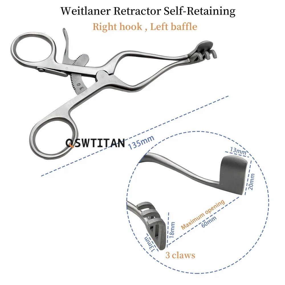 Самоудерживающийся ретрактор Weitlaner VKTIMALL model three