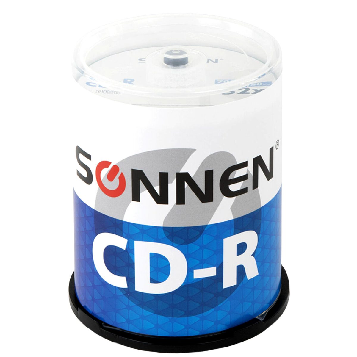 Оптический диск CD-R Sonnen 700Mb, 52x, cake box, 100шт. (513533), 6 уп.