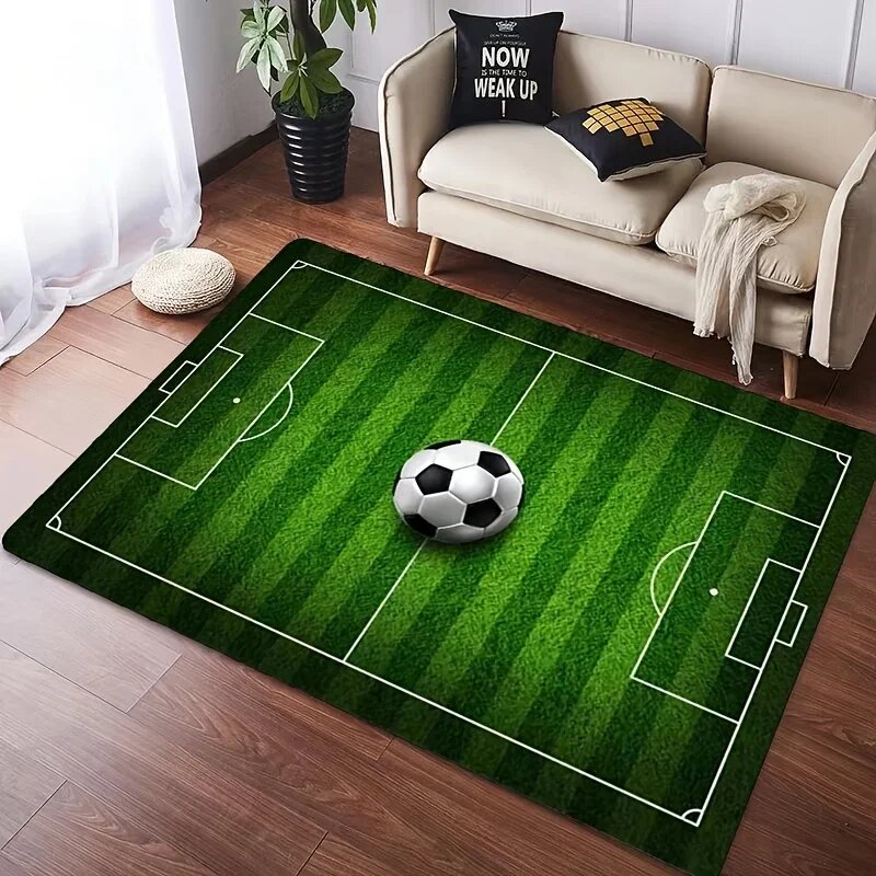 Мягкий флисовый ковер 3D мультяшный газон 120x180cm