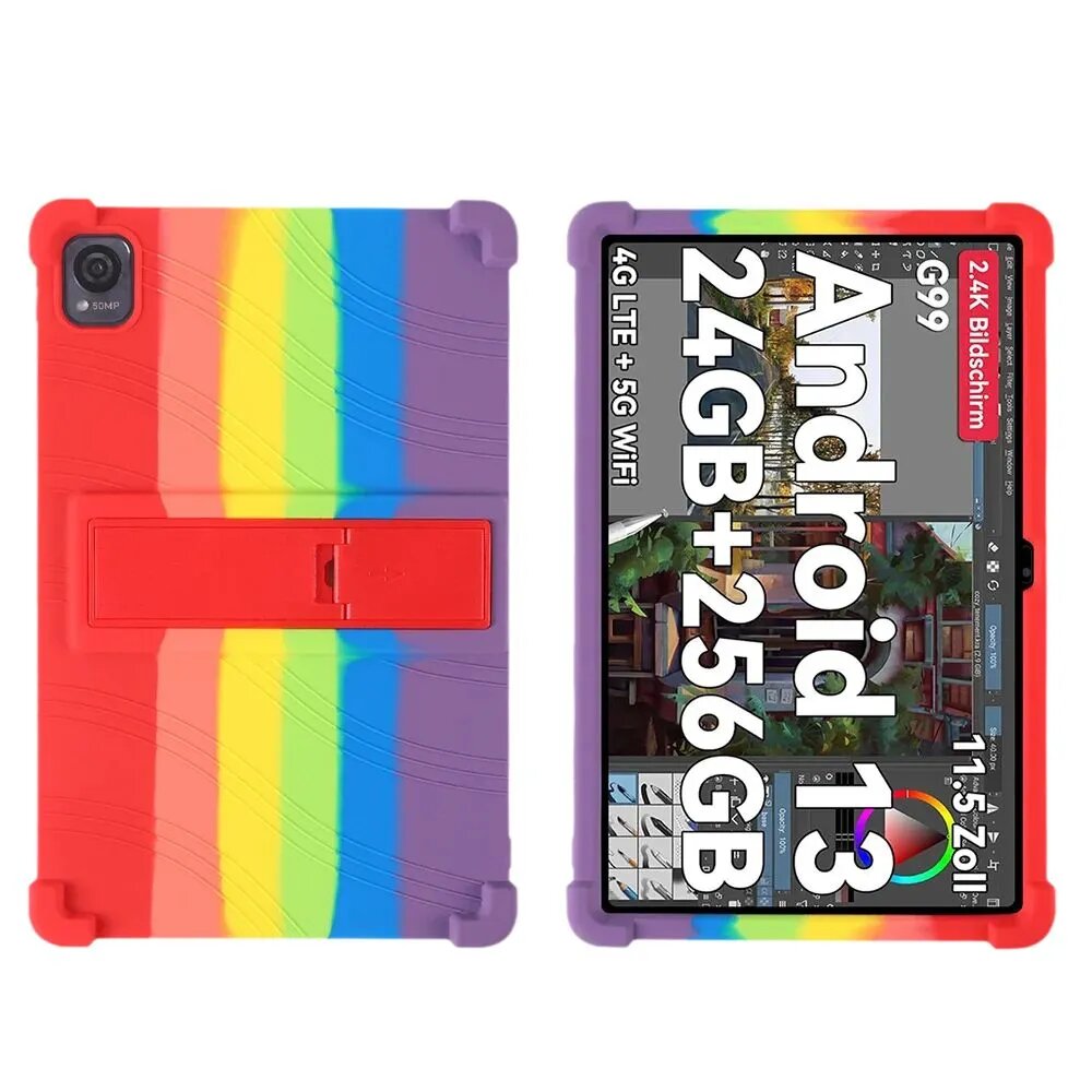 Планшет Blackview MEGA 1 2024 11.5" планшет с плоским экраном дюйма, защищенный от падения силикона