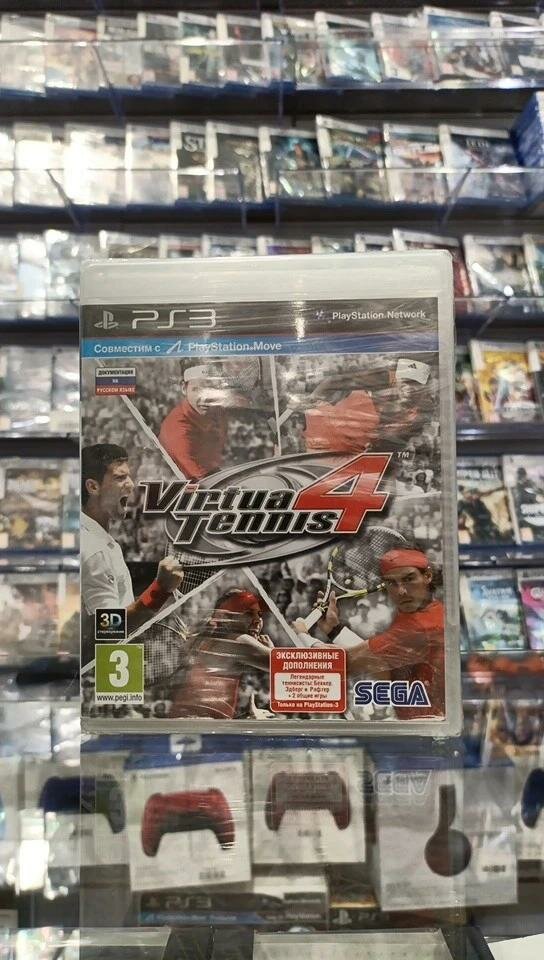 Virtua Tennis 4 [PS3 английская версия] (новая/перепак) (МК)(SPC)
